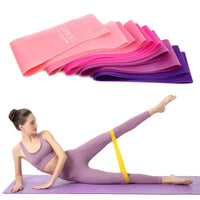 Elastic Resistance Bands Set for Yoga, Pilates, and Strength Training - 5-Pack - 2