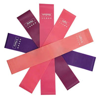 Elastic Resistance Bands Set for Yoga, Pilates, and Strength Training - 5-Pack - 6