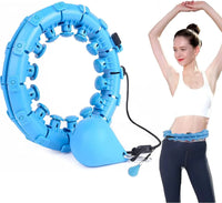 Weighted Hula Hoop – Adjustable Fit Hoop for Weight Loss - 1