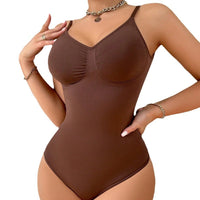WARMHEART Body Faja Moldeador de Cintura Levanta Gl�teos Tela Microfibra Compression Reductora Tirantes Ajustables Moldeador Corporal Negro - 3