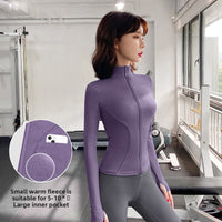 Thickly-lined and warm yoga jacket - 24