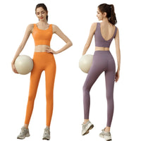 Yoga Set with Bra and Pants - 5