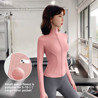 Thickly-lined and warm yoga jacket - 67