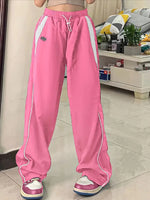 Women Baggy Harajuku Cargo Pants Streetwear Hip Hop Wide Leg Pant Parachute Sweatpants Techwear Joggers Oversized Y2K Trousers - 10