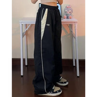 Women Baggy Harajuku Cargo Pants Streetwear Hip Hop Wide Leg Pant Parachute Sweatpants Techwear Joggers Oversized Y2K Trousers - 4