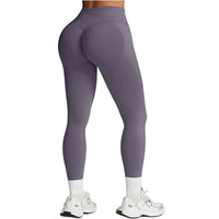 Summer Women's Gym Yoga Exercise Pants Three Leg Waist Tight and Sexy Hip Lifting Seamless Pants Fitness Exercise Yoga Pants - 15