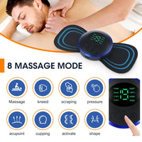 Electric Neck Massager EMS Muscle Massage Stimulator Low Frequency Instrument Back Cervical Calf Patches Pain Joints Mini Device - 3