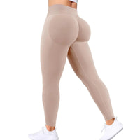 Summer Women's Gym Yoga Exercise Pants Three Leg Waist Tight and Sexy Hip Lifting Seamless Pants Fitness Exercise Yoga Pants - 33