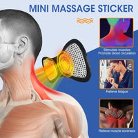 Electric Neck Massager EMS Muscle Massage Stimulator Low Frequency Instrument Back Cervical Calf Patches Pain Joints Mini Device - 2