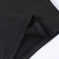 European and American Spring/Summer Round Neck Long Short sleeved 3/4 Shorts Two piece Women's Fashion Sports Versatile Set VORAL - 24