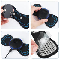 Electric Neck Massager EMS Muscle Massage Stimulator Low Frequency Instrument Back Cervical Calf Patches Pain Joints Mini Device - 12