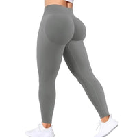 Summer Women's Gym Yoga Exercise Pants Three Leg Waist Tight and Sexy Hip Lifting Seamless Pants Fitness Exercise Yoga Pants - 31