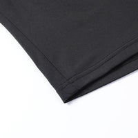 European and American Spring/Summer Round Neck Long Short sleeved 3/4 Shorts Two piece Women's Fashion Sports Versatile Set VORAL - 23