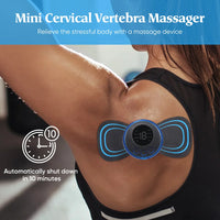 Electric Neck Massager EMS Muscle Massage Stimulator Low Frequency Instrument Back Cervical Calf Patches Pain Joints Mini Device - 15