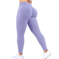 Summer Women's Gym Yoga Exercise Pants Three Leg Waist Tight and Sexy Hip Lifting Seamless Pants Fitness Exercise Yoga Pants - 21