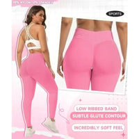 Summer Women's Gym Yoga Exercise Pants Three Leg Waist Tight and Sexy Hip Lifting Seamless Pants Fitness Exercise Yoga Pants - 4