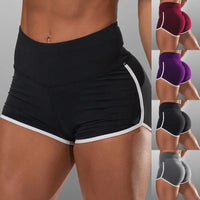 Women Summer Shorts for Sports Fitness Gym Skinny Slim Shorts Causal Yoga Shorts Low Waist Stretchy Short Pants Gym Clothing VORAL - 5