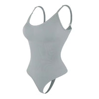 WARMHEART Body Faja Moldeador de Cintura Levanta Gl�teos Tela Microfibra Compression Reductora Tirantes Ajustables Moldeador Corporal Negro - 61