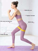 Elastic Resistance Bands Set for Yoga, Pilates, and Strength Training - 5-Pack - 7