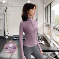 Thickly-lined and warm yoga jacket - 9