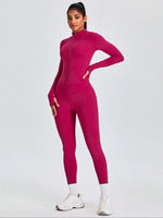 Solid-color yoga wear set - 19