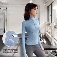 Thickly-lined and warm yoga jacket - 59