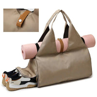 Women'S Multi-Purpose Sports Bag - Waterproof with Shoe Pocket for Yoga, Gym, and Travel - 2